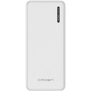 Аккумулятор внешний Crown CMPB-5000 белый 5000 mAh, Li-Pol, 2A, 2xUSB