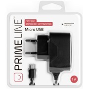 З/У Prime Line (2302) micro USB 1A, черный