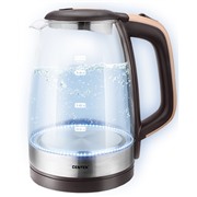 Чайник CENTEK CT-0065 бежевый 2200Вт, 1.7 л,стекло, внутр. LED подсветка,