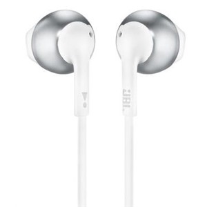 Наушники JBL T205 Chrome вкладыши с микрофоном