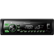 Автомагнитола Pioneer  MP3/WMA MVH-S120UBG 1-DIN, зеленая подсветка, USB, поддержка Android