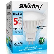 Светодиодная лампа Smartbuy Gu5.3 / MR16 / 5Вт/холодный SBL-GU5_3-05-40K-N