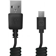 Кабель Prime Line (7209) micro USB черный 1.5 м, витой