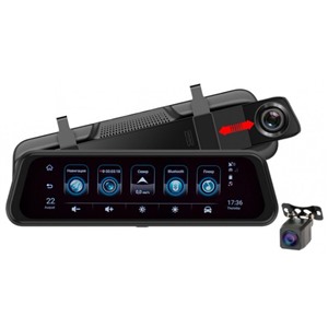 Видеорегистратор Recxon Guard V1 (зеркало) Android  9.4",1920x1080,3G,Wi-Fi,GPS,BT,FM, 2 кам,навигация