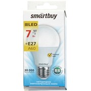 Светодиодная лампа Smartbuy SBL-A60-07-30K-E27-N теплый свет