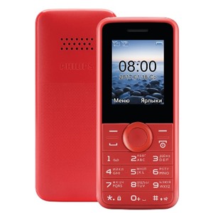 Сотовый телефон PHILIPS E106 Red