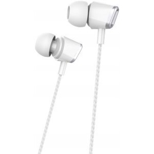 Наушники Harper HV-406 White вкладыши вакуумные с микрофоном