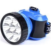 Фонарь Smartbuy аккумуляторный налобный SBF-26-B 12 LED / синий