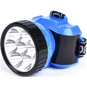 Фонарь Smartbuy аккумуляторный налобный SBF-26-B 12 LED / синий