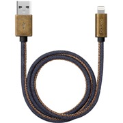 Кабель Deppa (72275) Apple 8-pin синий, 1.2 м, MFI джинса