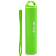 Аккумулятор внешний Harper PB-2602, 2200 mAh, Green