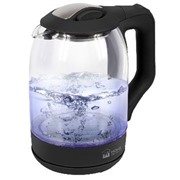 Чайник HOME ELEMENT HE-KT-184 черный жемчуг 1800 Вт, 2 литра, СТЕКЛО