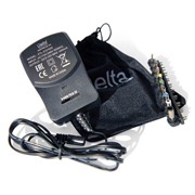 Б/П для телефона Delta ETL-3121000 (3-12V, 1000mA) импульсный, полярность "+/-", 10 сменных штекеров