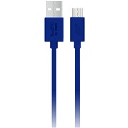 Кабель BoraSCO (37975) micro USB синий, 1 м (упаковка zip lock)