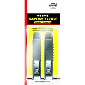 Адаптер д/щеток для прям повод 2 шт блист.BAYONET LOC 300430 HEYNER Жёлтый