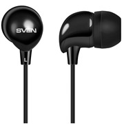 Наушники Sven E-101 черный ,вкладыши вакуумные с микрофоном