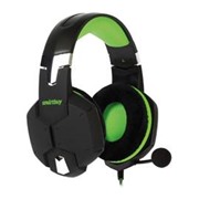 Гарнитура игровая Smartbuy RUSH Viper SBHG-2100  черн/зелен / динамики 50мм / переходник для ПК