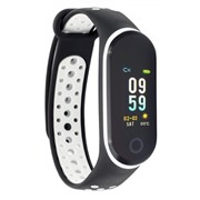 Фитнес-браслет Qumann QSB 10 Black/White TFT -  0,96", IP67, измерение пульса и давления