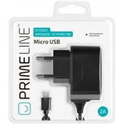 З/У Prime Line (2309) micro USB 2.1A, черный*