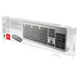 Комплект беспроводной Smartbuy 233375AG-GK серо-черный мультимедийный / SBC-233375AG-GK
