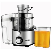 Соковыжималка CENTEK CT-1211 черный 650Вт, 2 скорости+Pulse, стакан 500мл
