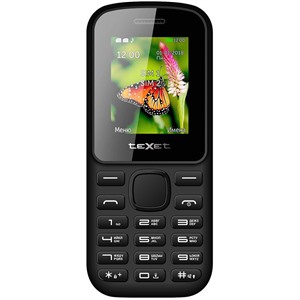 Сотовый телефон TEXET TM-130 Black Red