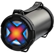 Портативная акустика Ginzzu GM-887B, 12W, черный. USB/SD/AUX/FM/Subwoofer