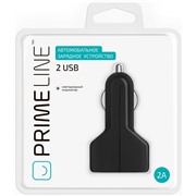Авто З/У Prime Line (2211) 2 USB 2.1A, черный