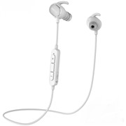 Наушники QCY QY19 белые Bluetooth-гарнитура, вкладыши вакуумные с микроф.