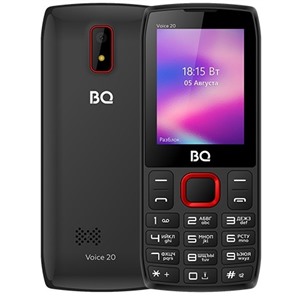 Сотовый телефон BQ M-2400L Voice 20 Black Red