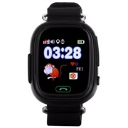 Умные часы SmartBabyWatch Q90 черные