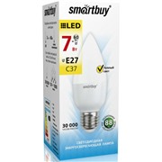 Светодиодная лампа Smartbuy SBL-C37-07-30K-E27 теплый свет