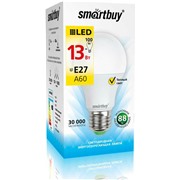 Светодиодная лампа Smartbuy SBL-A60-13-30K-E27-A  теплый свет