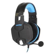 Гарнитура игровая Smartbuy RUSH Viper SBHG-2000  черн/синяя / динамики 50мм / переходник для ПК