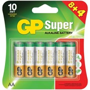 Батарейка GP SUPER 15A  LR6 / AA BL12  (8+4)  (12/576)