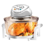 Аэрогриль CENTEK CT-1456 белый 1400Вт, 12л+5л, таймер на 90мин, 2решетки