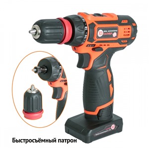 Аккумуляторная дрель (Li-Ion) Калибр ДА-18-2