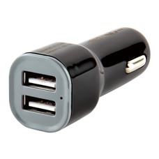 Зарядное устройство автомобильное RED LINE AC-1A, 2 порта USB, выходный ток 1А, черное, УТ000010345 ОЗ