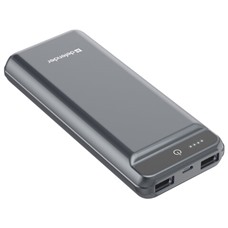 Аккумулятор внешний DEFENDER EXTRALIFE 15000F, 15000 mAh, 2 USB, Li-pol, серый, 83668 ОЗ