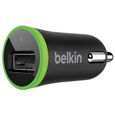 Зарядное устройство автомобильное BELKIN, кабель microUSB 1,2 м, выходной ток 1 A, черный, F8M711bt04-BLK ОЗ