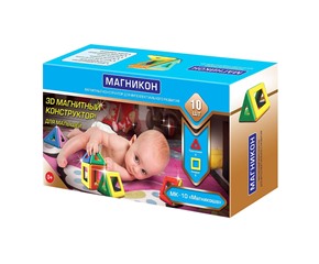  Магникон Магнитный конструктор Магникон МАГНИКОША MK-10