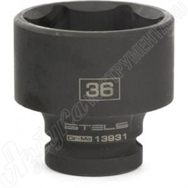 Головка ударная шестигранная 36 мм 1/2" CrMo STELS 13931