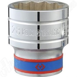 Головка торцевая стандартная двенадцатигранная 1/2", 10 мм, KING TONY, 433010M