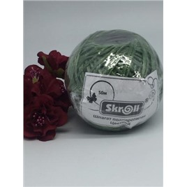 Шпагат полипропилен цветной 1000 Текс. Намотка 50м. Цвет: зеленый