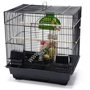 PENN-PLAX Клетка для птиц PARAKEET с комплектацией черная  47х36х48см.НОВИНКА
