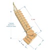 №2.1.1.2. Лестница с поворотом на 90 градусов, с забежными и прямыми ступенями