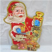 Панно Дед Мороз 8012-9-3 картон 32см