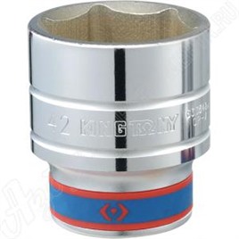 Головка торцевая стандартная шестигранная 3/4", 22 мм, KING TONY, 633522M