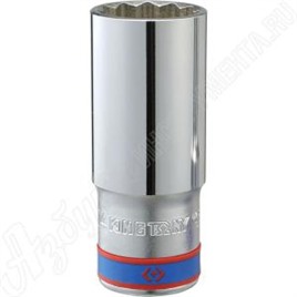 Головка торцевая глубокая двенадцатигранная 1/2", 10 мм, KING TONY, 423010M