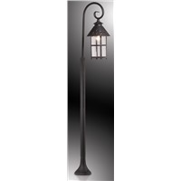 Светильник низкий фонарный столб уличный Odeon Light 2314/1F Lumi 1xE27 темно-коричневый IP44